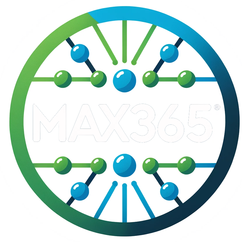 MAX365 Logo - AI-Powered Business Solutions